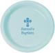 Personalized Ornate Cross Plastic Plates Image 1 of 3